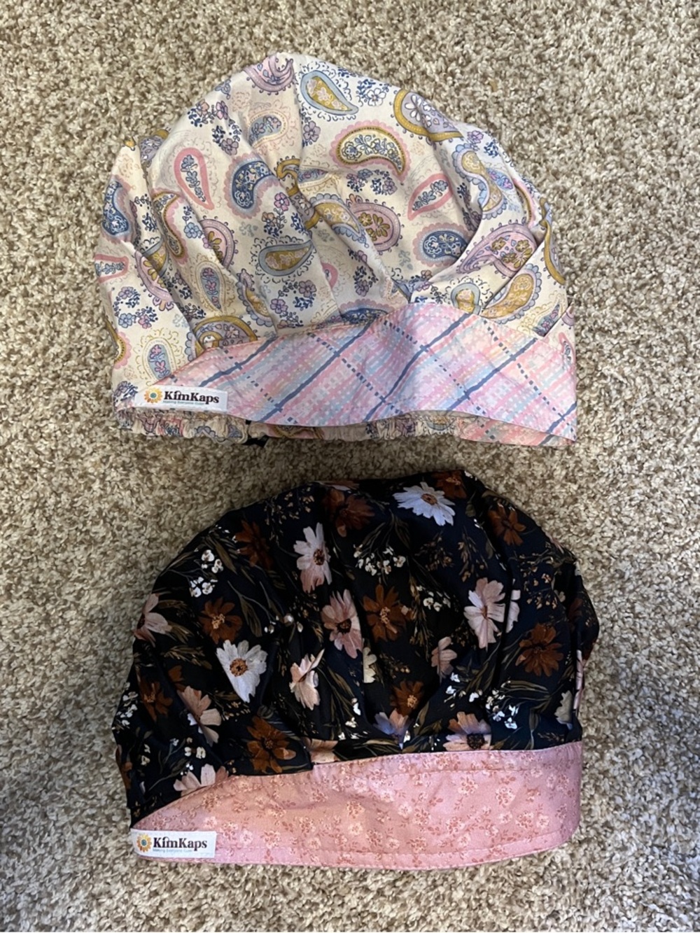 KimKaps bouffant scrub caps